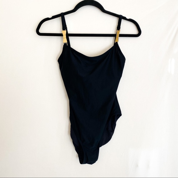 kate spade Other - kate spade Crescent Bay Scoop-neck One-piece Swimsuit In Black, size small